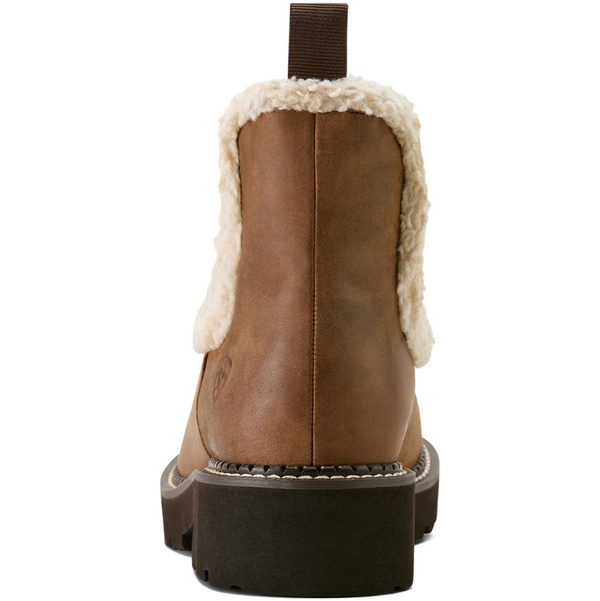 2025 Ariat Womens Fatbaby Chelsea Cozy Western Boot 10063848 - Distressed Brown